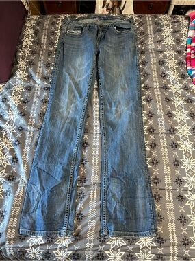 Cowgirl Tuff Women's Blue Flare Jeans